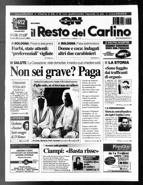 Il Resto del Carlino : giornale dell'Emilia